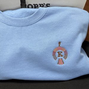 Blue Thanksgiving Logo Crewneck