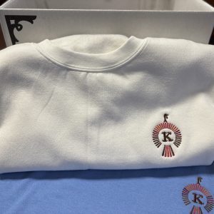 White Thanksgiving Logo Crewneck